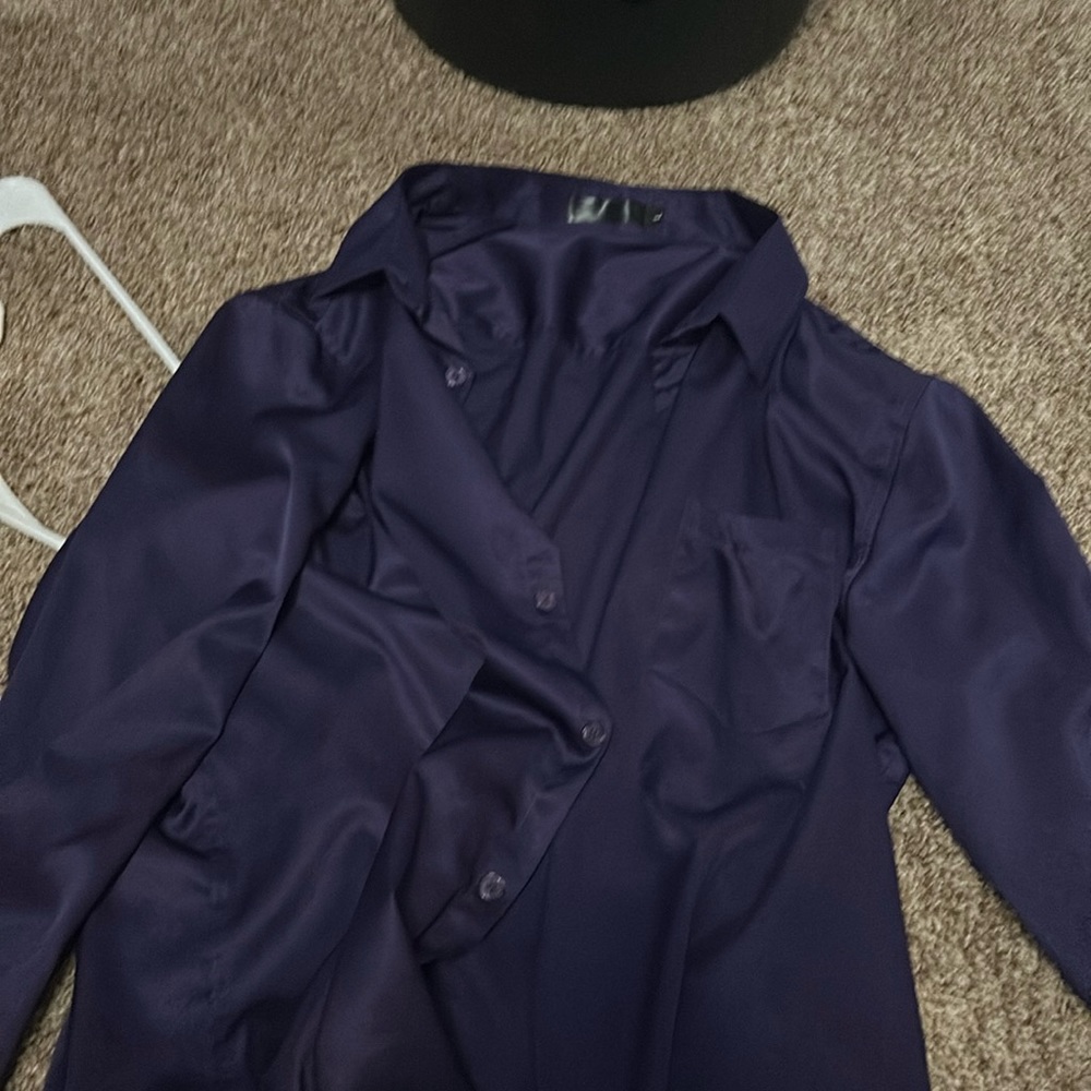 Men’s purple dress shirt